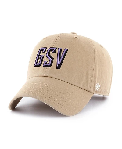 '47 Brand Men's and Women's Khaki Golden State Valkyries Logo Clean Up Adjustable Hat