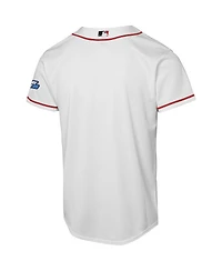 Nike Big Boys and Girls White Cincinnati Reds 2025 Mlb Speedway Classic Home Replica Team Jersey