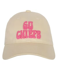 Outerstuff Big Girls Cream Kansas City Chiefs Blitz Adjustable Hat