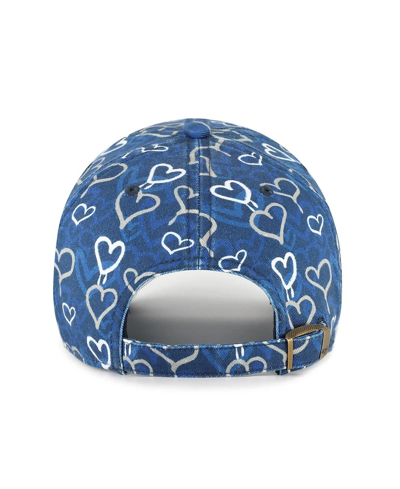 '47 Brand Big Girls Navy New York Yankees Mural Clean Up Adjustable Hat