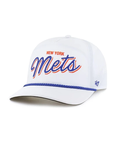 '47 Brand Men's White New York Mets Brrr Fairway Hitch Adjustable Hat