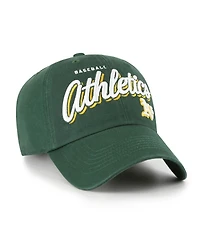 '47 Brand Women's Green Athletics Ariana Clean Up Adjustable Hat