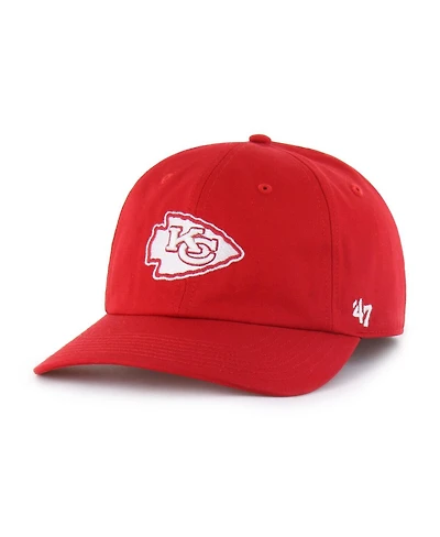 '47 Brand Men's Red Kansas City Chiefs Foundational Franchise Fitted Hat