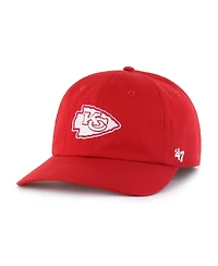 '47 Brand Men's Red Kansas City Chiefs Foundational Franchise Fitted Hat