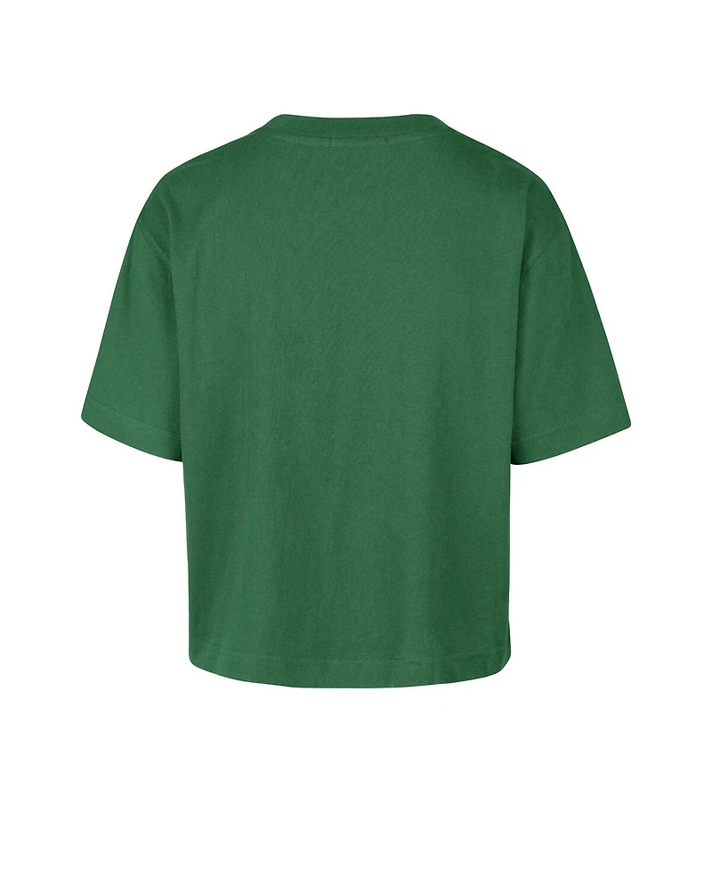 '47 Brand Women's Kelly Green Oregon Ducks Outreach City Relaxed Cropped T-Shirt