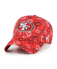 '47 Brand Big Girls Scarlet San Francisco 49ers Mural Clean Up Adjustable Hat