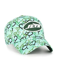 '47 Brand Big Girls Green New York Jets Mural Clean Up Adjustable Hat
