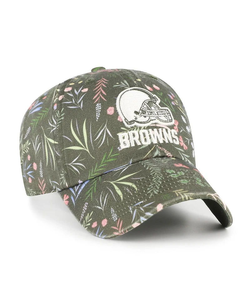 '47 Brand Women's Green Cleveland Browns Verbena Clean Up Adjustable Hat