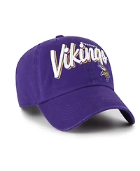 '47 Brand Women's Purple Minnesota Vikings Ariana Clean Up Adjustable Hat