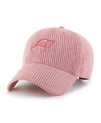 '47 Brand Women's Pink Tampa Bay Buccaneers Mellow Corduroy Clean Up Adjustable Hat