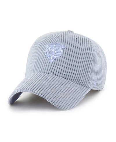 '47 Brand Women's Light Blue Chicago Bears Mellow Corduroy Clean Up Adjustable Hat
