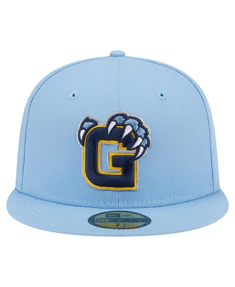 New Era Men's Light Blue Memphis Grizzlies Deceptor 59FIFTY Fitted Hat