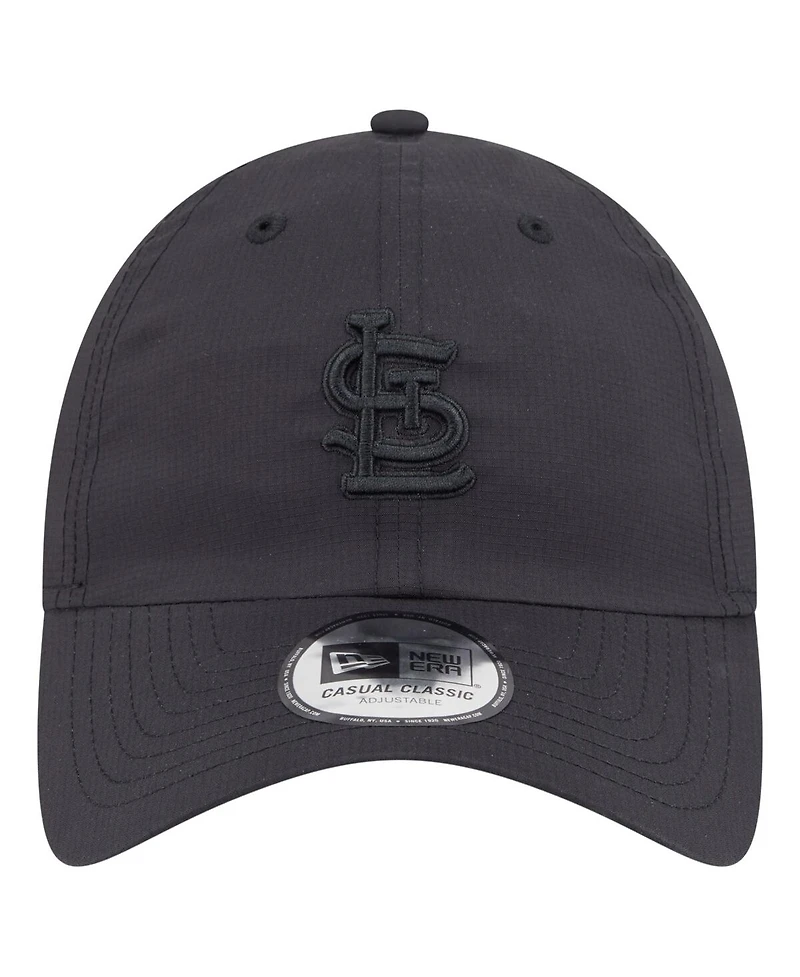 New Era Men's Black St. Louis Cardinals Ripstop Casual Classic Adjustable Hat