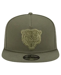 New Era Men's Olive Chicago Bears Color Pack A-Frame 9FIFTY Snapback Hat