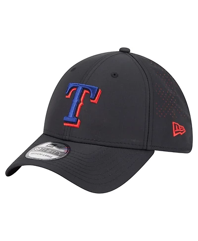 New Era Men's Black Texas Rangers Night 39THIRTY Flex Hat
