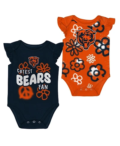 Outerstuff Baby Boys and Girls 2-Piece Chicago Bears The Sunshine Bodysuit Set