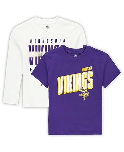 Outerstuff Preschool Minnesota Vikings The Mix Combo T-Shirt Set