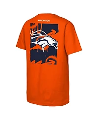 Outerstuff Big Boys and Girls Orange Denver Broncos Posterize T-Shirt