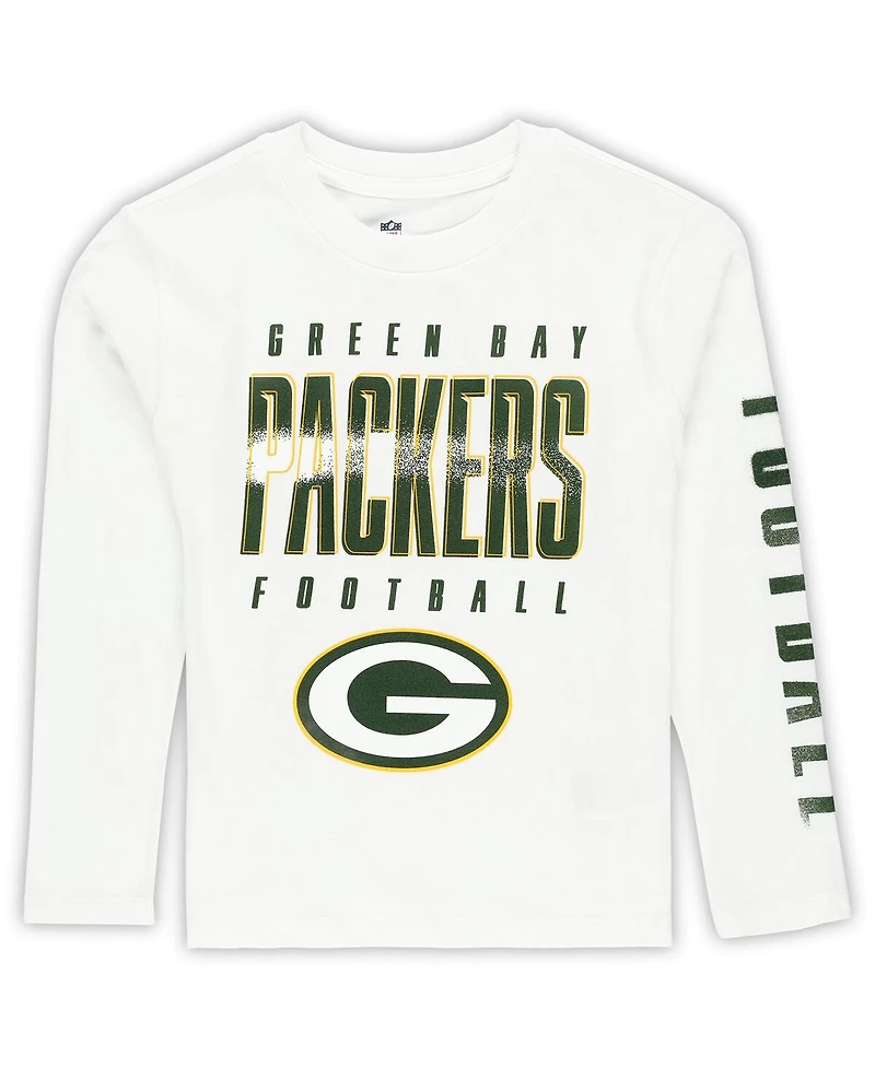 Outerstuff Preschool Green Bay Packers The Mix Combo T-Shirt Set