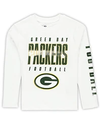 Outerstuff Preschool Green Bay Packers The Mix Combo T-Shirt Set
