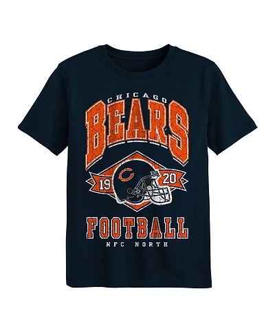 Outerstuff Preschool Navy Chicago Bears Kick Off T-Shirt
