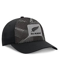 Fanatics Men's Black New Zealand Rugby Wilding Pinchfront Flex Hat