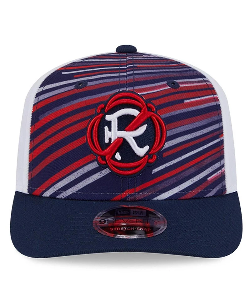 New Era Men's Navy/White New England Revolution 2025 Third 9SEVENTY Stretch snap Hat
