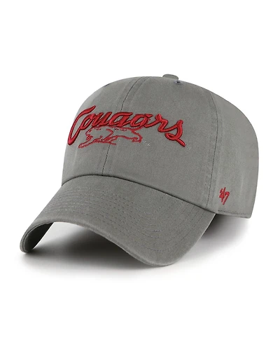 '47 Brand Men's Dark Grey Washington State Cougars Vault Clean Up Adjustable Hat