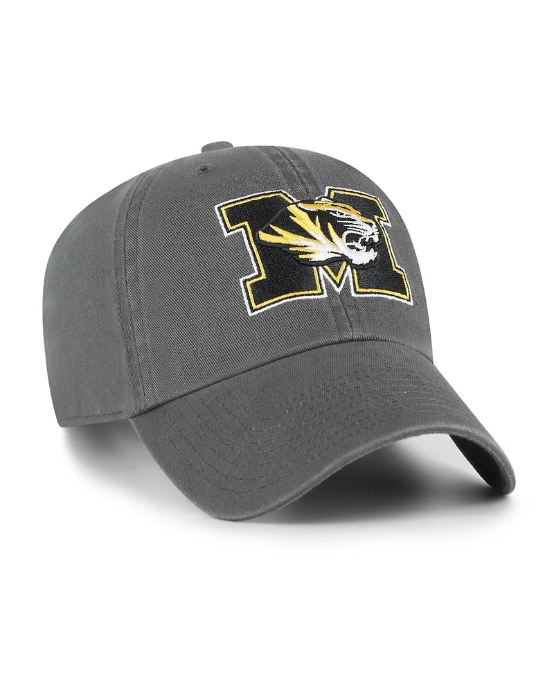 '47 Brand Men's Charcoal Missouri Tigers Clean Up Adjustable Hat