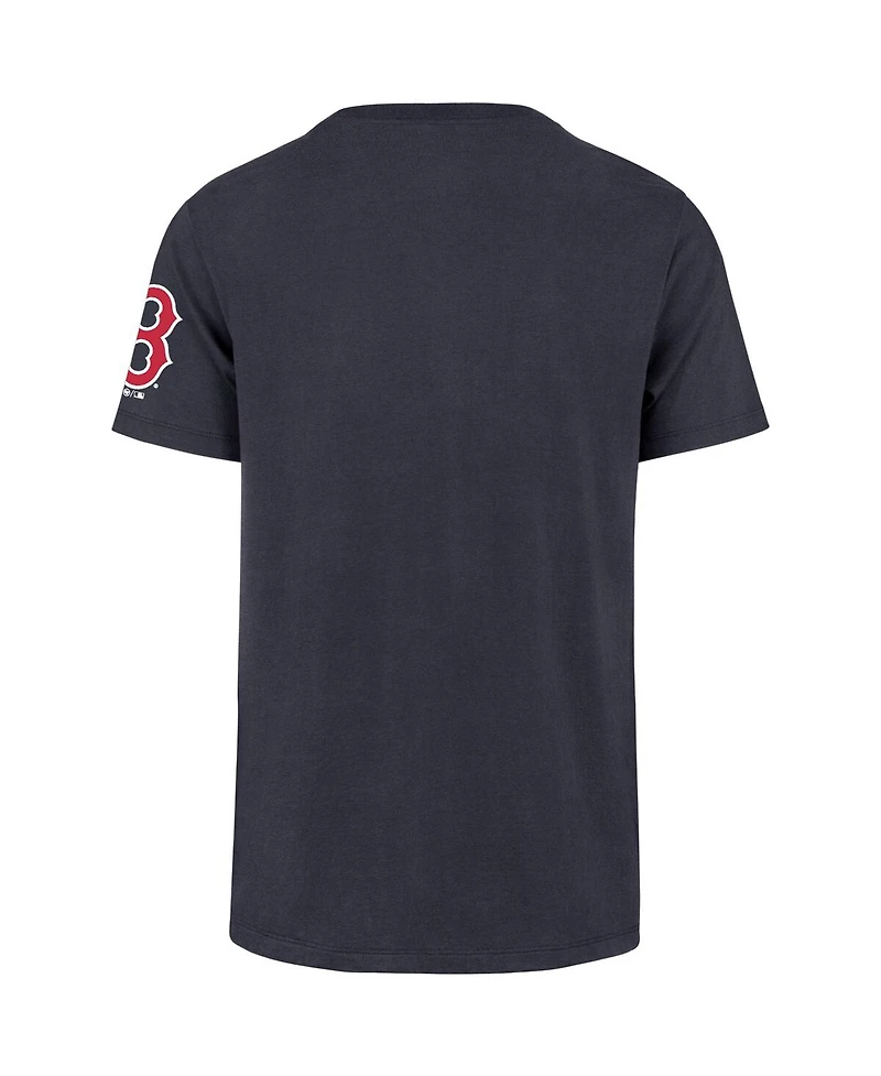 '47 Brand Men's Navy Boston Red Sox Upside Down Two-Peat Franklin T-Shirt
