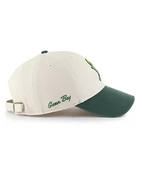 '47 Brand Men's Cream/Green Bay Packers Fairfield Mvp Throwback Adjustable Hat