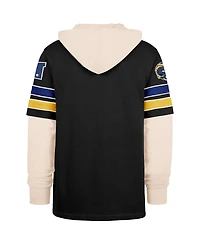 '47 Brand Men's Black Los Angeles Rams Split Zone Cornerback Duo Hoodie