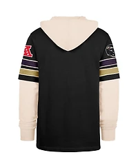 '47 Brand Men's Black Baltimore Ravens Split Zone Cornerback Duo Hoodie