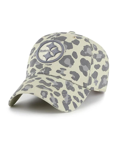'47 Brand Women's Gray Pittsburgh Steelers Bagheera Clean Up Adjustable Hat