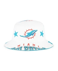 '47 Brand Women's White Miami Dolphins Energize Bucket Hat