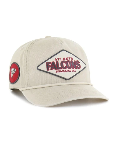 '47 Brand Men's Khaki Atlanta Falcons Cairn Hitch Adjustable Hat