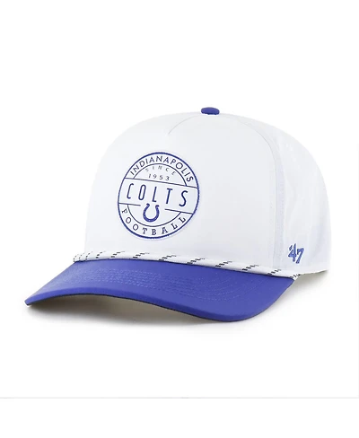 '47 Brand Men's White/Royal Indianapolis Colts Suburbia Hitch Two-Tone Adjustable Hat