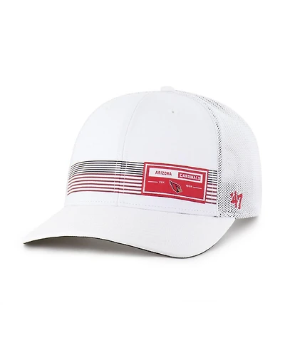 '47 Brand Men's White Arizona Cardinals Rangefinder Trucker Adjustable Hat