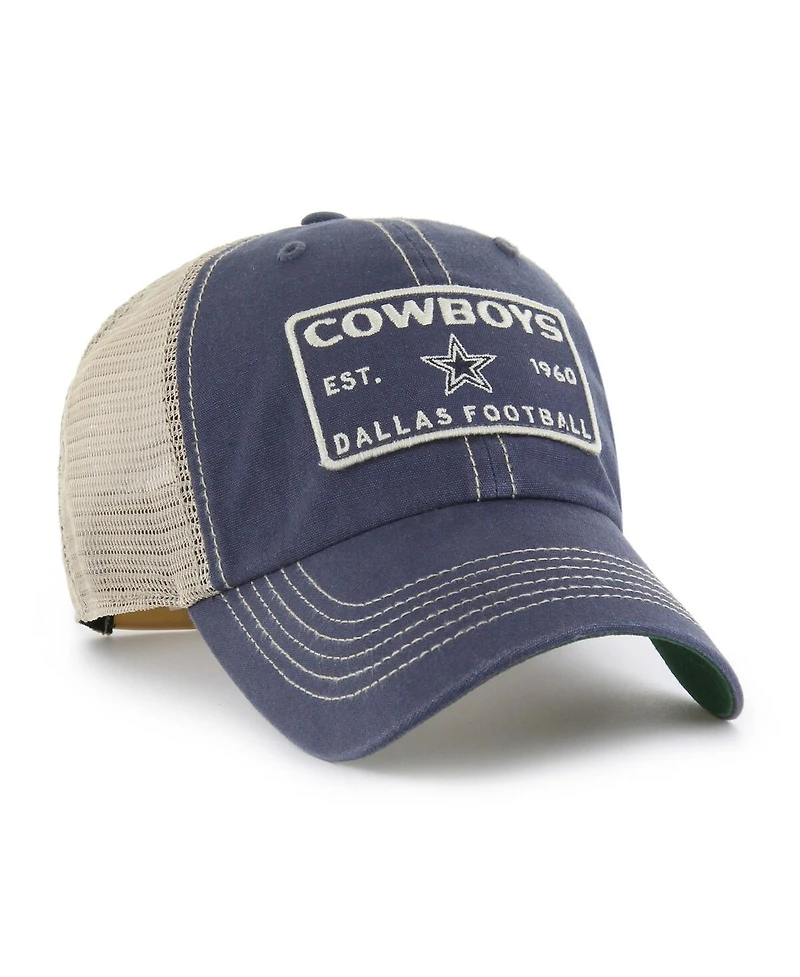 '47 Brand Men's Navy Dallas Cowboys Wabash Trucker Clean Up Adjustable Hat