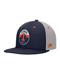 Nike Men's Navy Illinois Fighting Illini Vintage Patch Snapback Hat