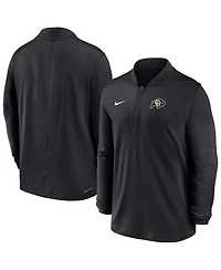 Nike Men's Black Colorado Buffaloes Dri-fit Half-Zip Pullover Hoodie