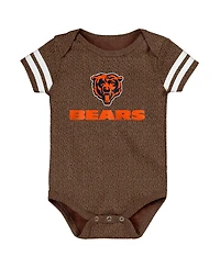 Outerstuff Baby Boys and Girls Brown Chicago Bears Playmaker Bodysuit