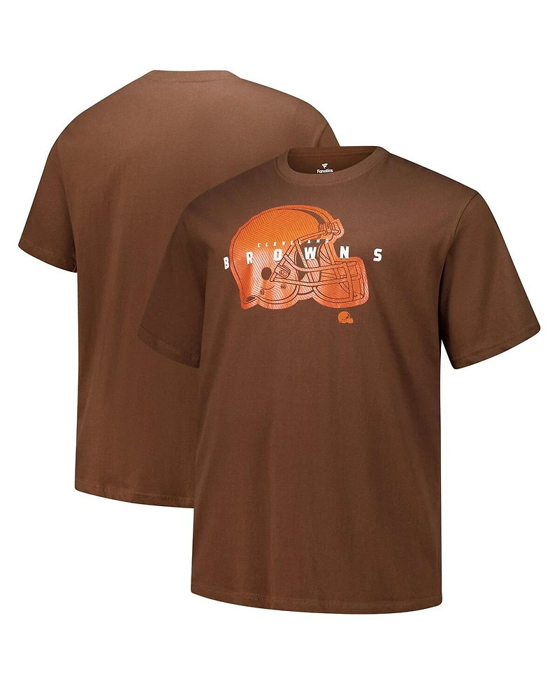 Fanatics Men's Brown Cleveland Browns Big Tall Coordinate T-Shirt