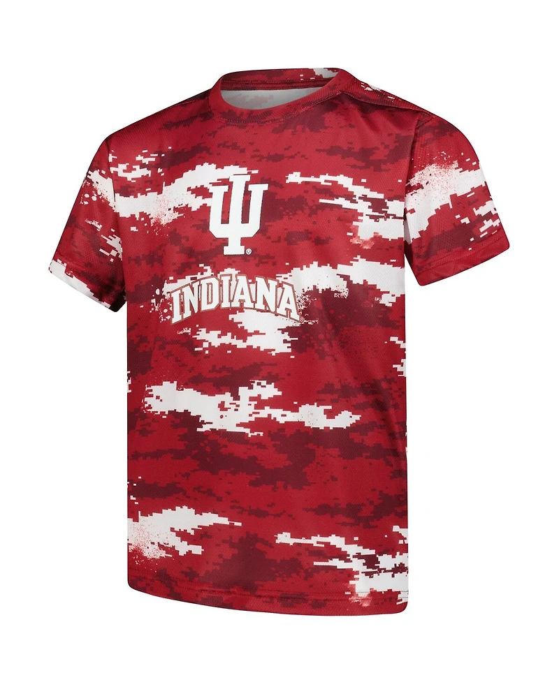 Outerstuff Big Boys and Girls Crimson Indiana Hoosiers Scrimmage Sublimated T-Shirt