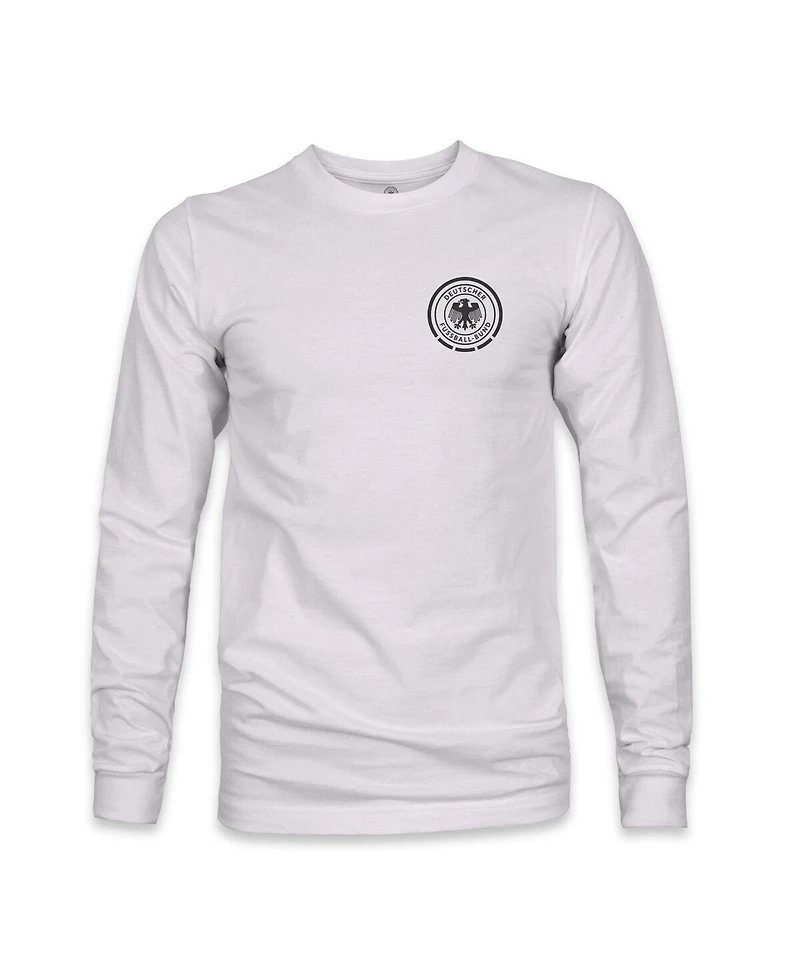 1863FC Men's Silver Germany National Team Arch Long Sleeve T-Shirt