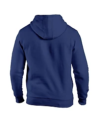 1863FC Men's Navy Tottenham Hotspur Mono Badge Fleece Pullover Hoodie