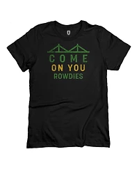 1863FC Men's Black Tampa Bay Rowdies Tapered Text T-Shirt