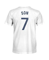 1863FC Men's Son Heung-Min White Tottenham Hotspur Player T-Shirt