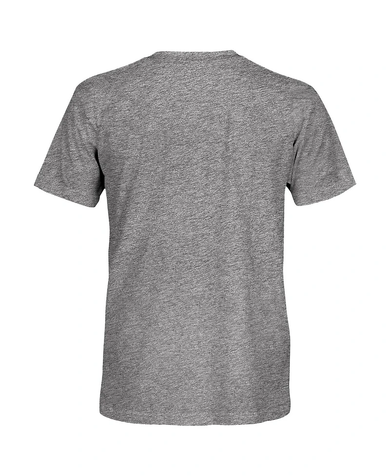 1863FC Men's Heather Gray Tottenham Hotspur Retro Crest Twisted Tri-Blend Slub T-Shirt