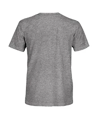 1863FC Men's Heather Gray Tottenham Hotspur Retro Crest Twisted Tri-Blend Slub T-Shirt